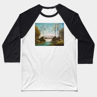 Secluded Bridge Baseball T-Shirt